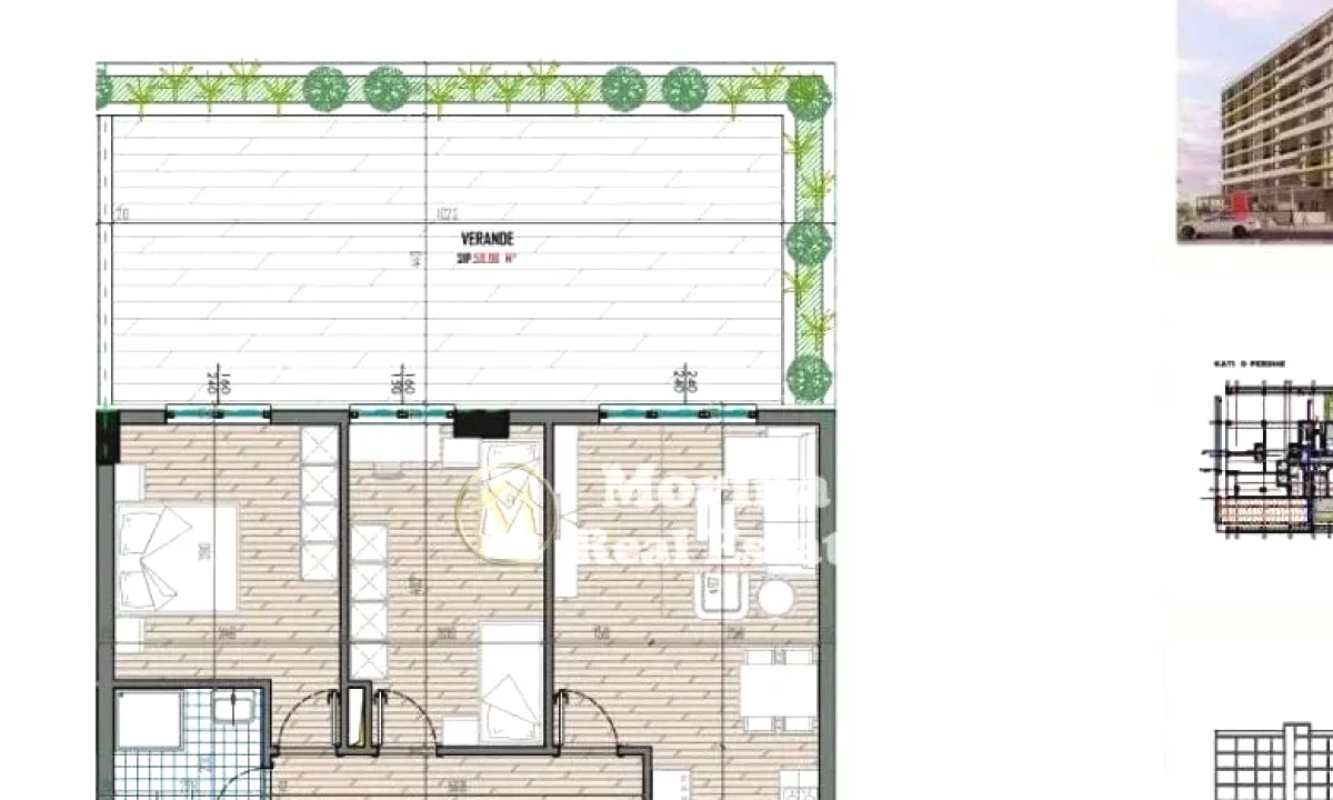 Appartamento in vendita a Tirana 2+1, Vuoto