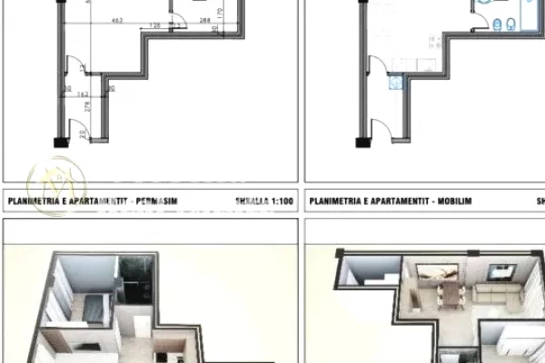 Appartamento in vendita a Tirana 2+1, Vuoto