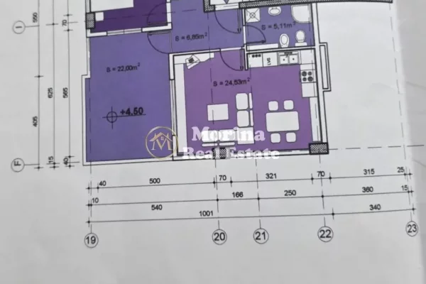 Shitje | Apartament 1 + 1 | Rruga Shefqet Kuka | 155000 €