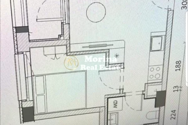 Shtepi ne shitje Apartament ne Tirane, 1+1, Mobilimi Bosh, pa mobiluar, Pagesa 73,000  Euro.