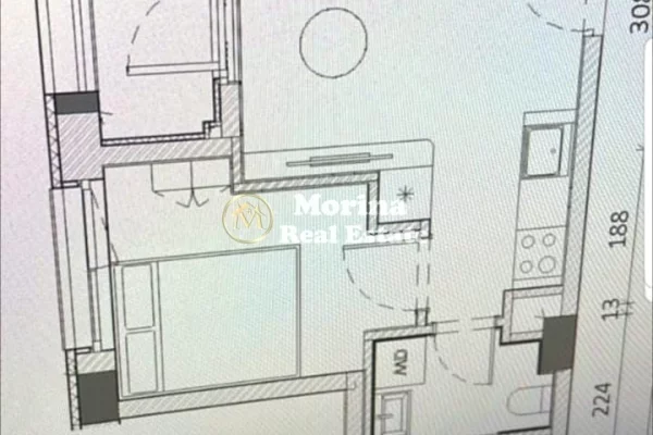 Shtepi ne shitje Apartament ne Tirane, 1+1, Mobilimi Bosh, pa mobiluar, Pagesa 73,000  Euro.