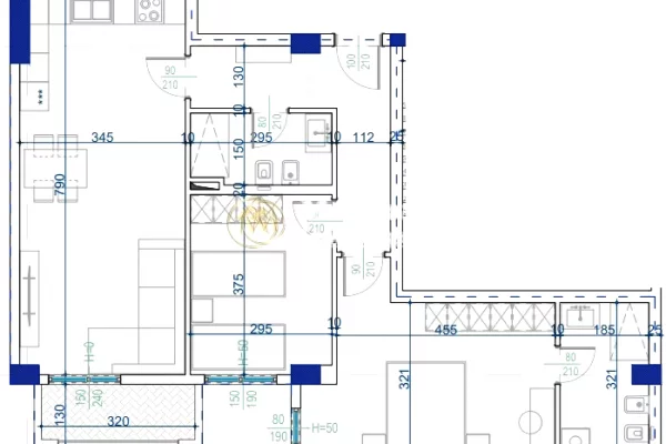 Apartment for sale in Tirana 2+1, Emty