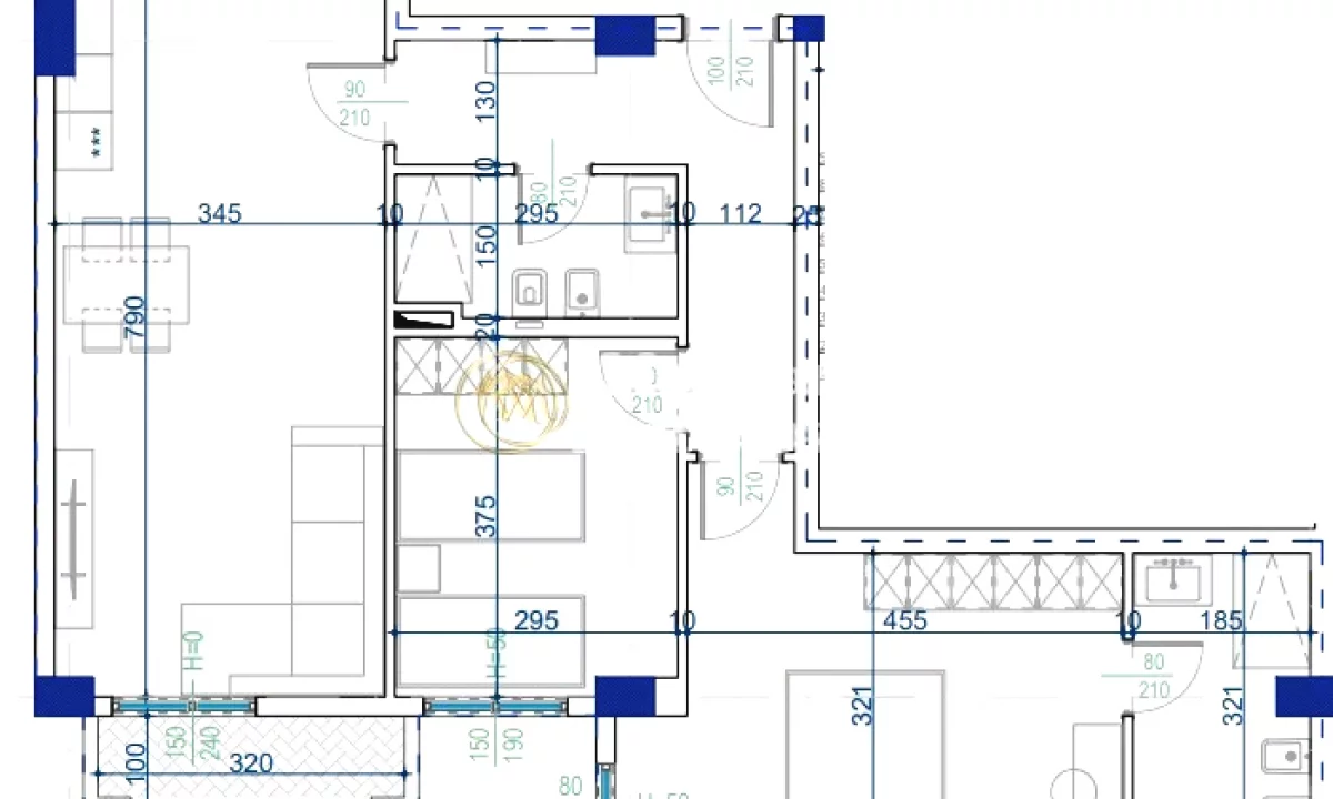 Apartment for sale in Tirana 2+1, Emty