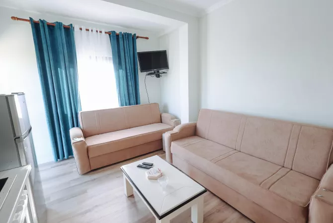 Shtepi ne shitje Apartament ne Durres, 1+1, Mobilimi E mobiluar, Pagesa 58,000  Euro.
