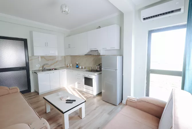 Shtepi ne shitje Apartament ne Durres, 1+1, Mobilimi E mobiluar, Pagesa 58,000  Euro.