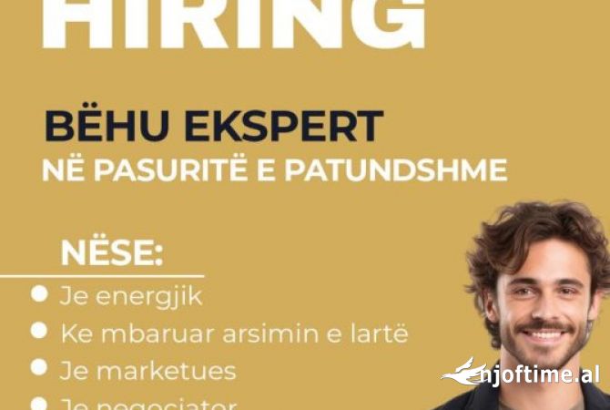 Njoftime Pune per AGJENT IMOBILAR ne Tirane