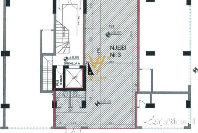 Business Property in Sale 1+1 in Tirana - 215,000 Dollar