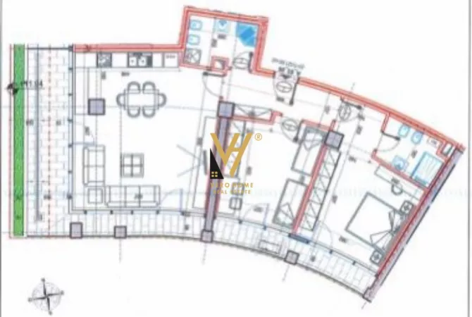 JEPET ZYRE 158 M2 ME QIRA TE LIQENI, LAKE VIEW 1.850 EURO