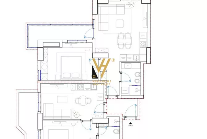 Business Property for Rent 3+1 in Tirana - 1,350 Euro