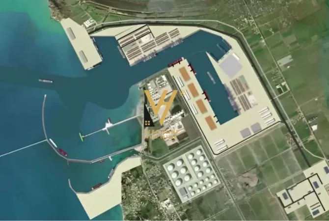 SHITET TOKE 8.164 M2 PRANE PORTIT TE RI,DURRES 400.000 EURO