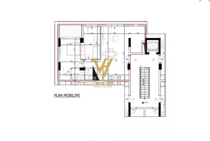 Shtepi ne shitje Apartament ne Tirane, 2+1, Mobilimi E mobiluar, Pagesa 246,000  Euro.