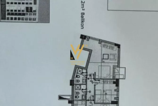 Shtepi ne shitje Apartament ne Tirane, 2+1, Mobilimi Bosh, pa mobiluar, Pagesa 425,700  Euro.