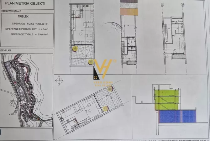 Shtepi ne shitje Apartament ne Tirane, 4+1, Mobilimi Bosh, pa mobiluar, Pagesa 400,000  Euro.