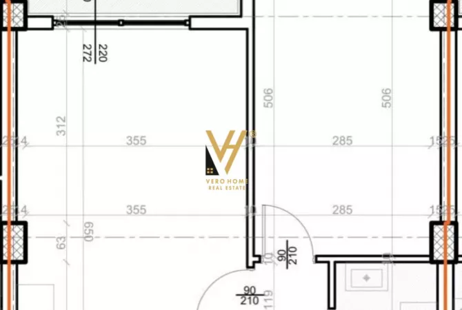 Shtepi ne shitje Apartament ne Tirane, 1+1, Mobilimi Bosh, pa mobiluar, Pagesa 197,000  Euro.