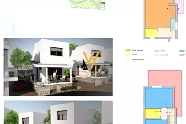 Shtepi ne shitje Vila Luksoze ne Himare, 2+1, Mobilimi E mobiluar, Pagesa 699,000  Euro.