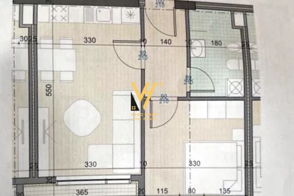 Shtepi ne shitje Apartament ne Tirane, 1+1, Mobilimi E mobiluar, Pagesa 95,000  Euro.