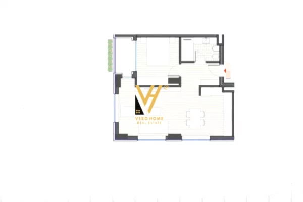 Shtepi ne shitje Apartament ne Durres, 1+1, Mobilimi Bosh, pa mobiluar, Pagesa 145,000  Euro.