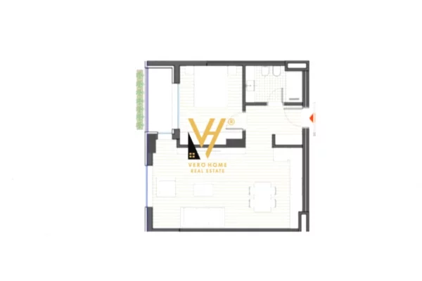 Shtepi ne shitje Apartament ne Durres, 1+1, Mobilimi Bosh, pa mobiluar, Pagesa 142,230  Euro.