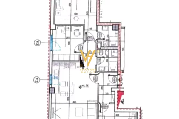 Ambient biznesi me qera 3+1 ne Tirane - 80,000 Leke