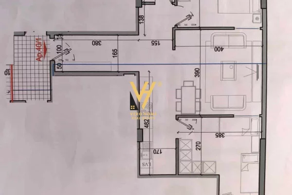 Shtepi ne shitje Apartament ne Vlore, 2+1, Mobilimi E mobiluar, Pagesa 260,000  Euro.